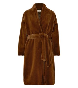 Toteme + Chelsea Belted Faux Fur Coat