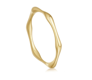 Missoma + Gold Thin Molten Ring