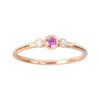 Paola Pacheco + Pink Sapphire Ring