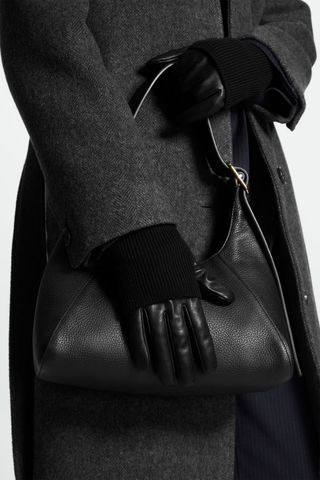 COS + Layered Leather Gloves
