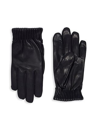 Polo Ralph Lauren + Elastic Wrist Leather Touch Gloves