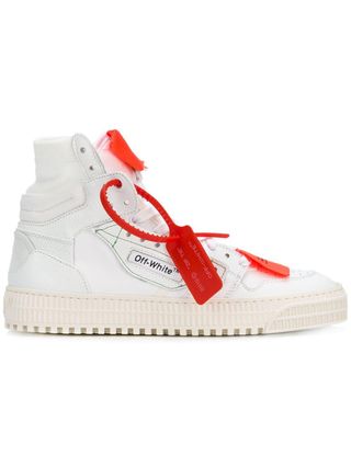 Off-White + Side Logo Sneakers