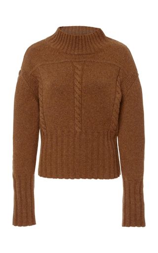Khaite + Cable-Knit Cashmere Sweater