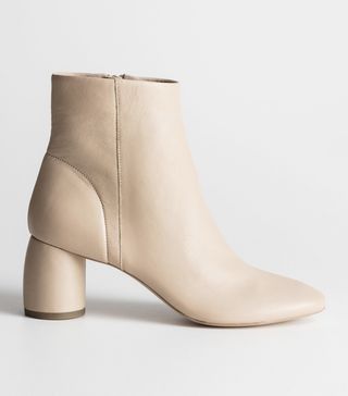 & Other Stories + Cylinder Heel Ankle Boots
