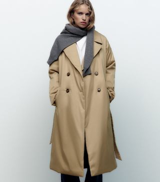 Zara + Padded Trench Coat