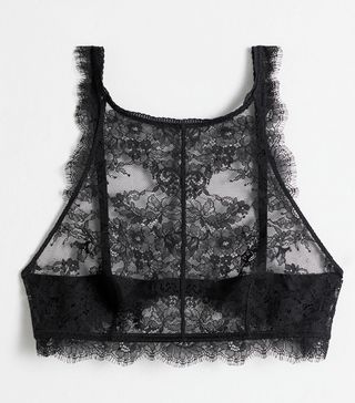 & Other Stories + Allover Lace Halter Bra