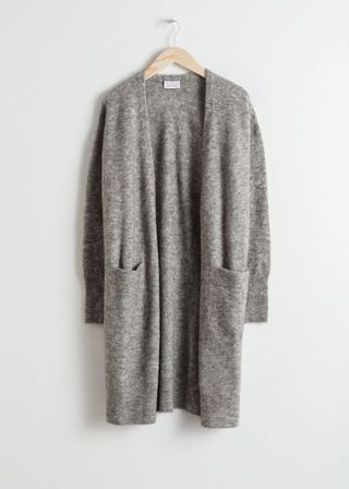 & Other Stories + Long Wool Blend Cardigan