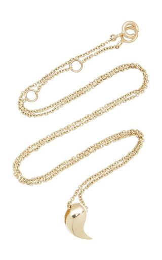 Bea Bongiasca + Heliconia Unique 9K Gold Necklace