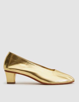 Martiniano + High Glove Heels in Gold