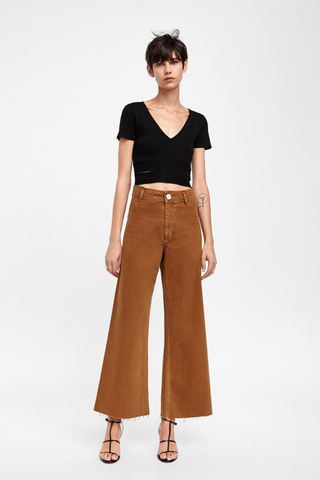 Zara + ZW Premium Marine Straight Jeans