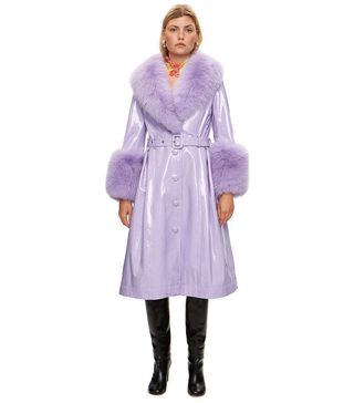 Saks Potts + Foxy Gloss Lavender Coat