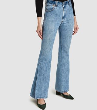 Re/Done + Levi's High Rise Ultra Flare Slit Jean