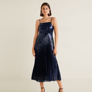 Mango + Sequined Gown