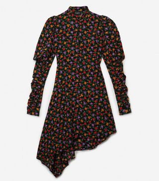 The Kooples + Long Dress With Floral Flowers Print