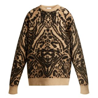Raey + Tiger-Knitted Sweater