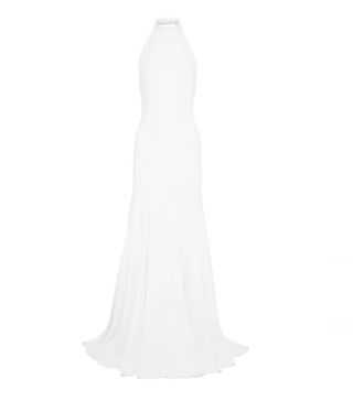 Stella McCartney + Crepe Halterneck Gown