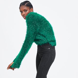 Zara cheap fur jumper