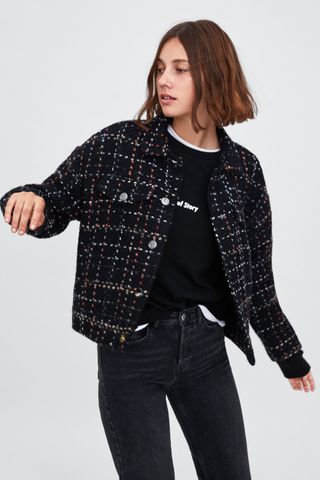 Zara + Tweed Jacket