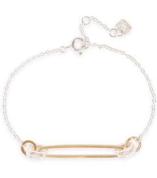 Maya Magal London + Sterling Silver and 18K Gold-Plated Bracelet