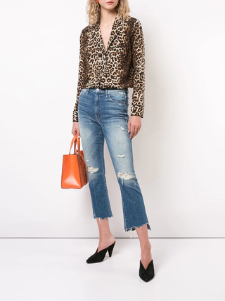 Veronica Beard + Leopard Print Shirt