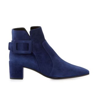 Roger Vivier + Polly Suede Booties