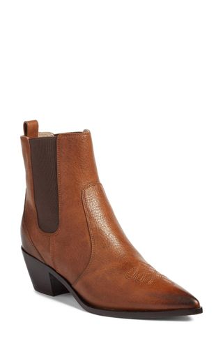 Paige + Willa Chelsea Booties in Brown