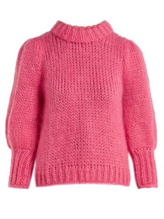 Ganni + Julliard Mohair and Wool Blend Sweater