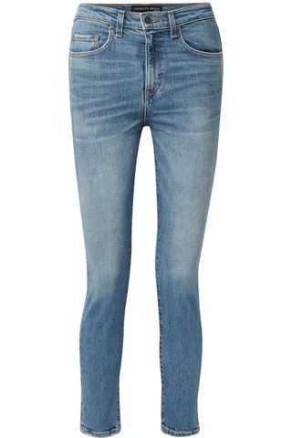Veronica Beard + Faye High-Rise Skinny Jeans