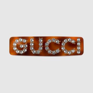 Gucci + Crystal Hair Barrette