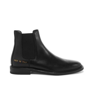 Common Projects + Leather Chelsea Boots