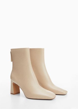 Mango + Zipper Fastening Bootie