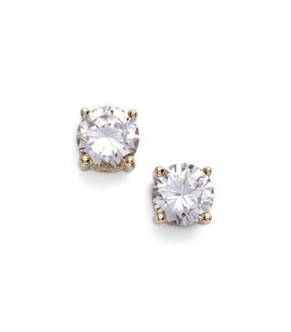 Givenchy + Crystal Stud Earrings