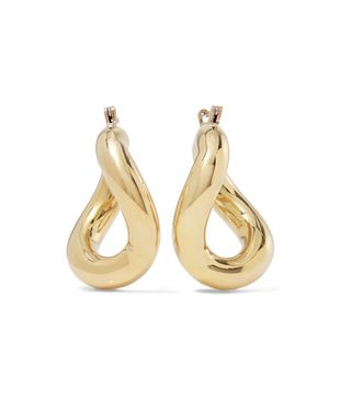 Laura Lombardi + Anima Gold-Tone Hoop Earrings