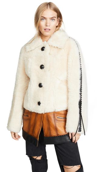 Coach + 1941 Shearling Leather Coat
