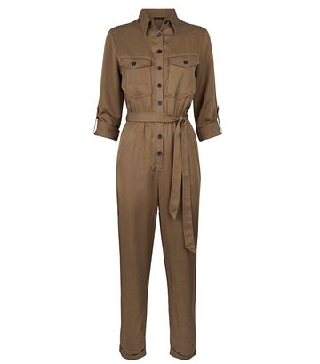 Victoria Beckham Boilersuit and Boots: Shop the Look | Who What Wear