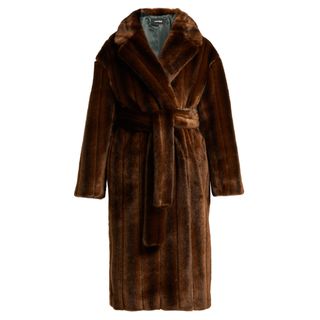 Kwaidan Editions + Belted Faux-Fur Coat