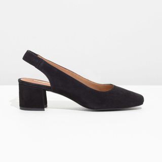 & Other Stories + Suede Slingback Shoes