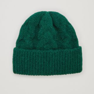 COS + Alpaca-Yak Wool Mix Cable Hat