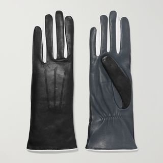 Isabel Marant + Colour-Block Leather Gloves