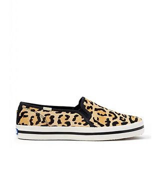 Keds x Kate Spade New York + Double Decker Leopard-Print Sneakers