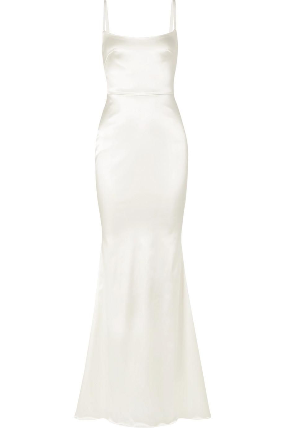 19 Minimalist Wedding Dresses for the Unfussy Bride | Who What Wear