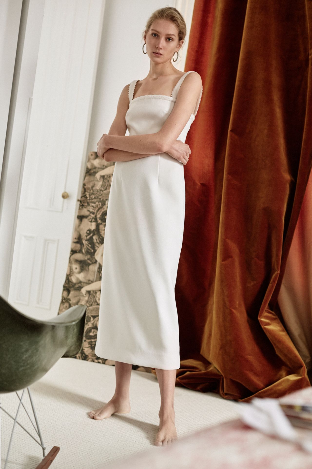 Handmade Modern Minimalist Wedding Dress Bridal