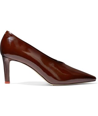 Aeyde + River Patent-Leather Pumps