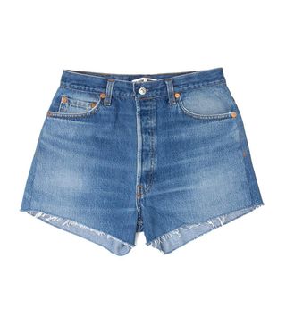 Re/Done x Levi's + High Rise Relaxed Shorts
