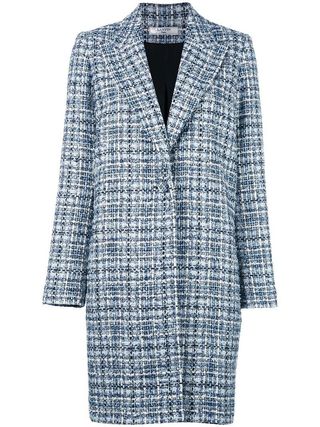 Lanvin + Tweed Singled Breasted Coat