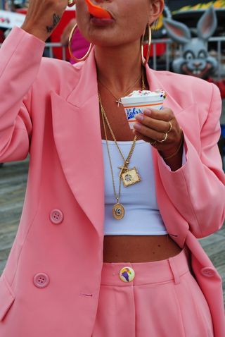 Rosemilk + Bartolina Blazer Miami Pink