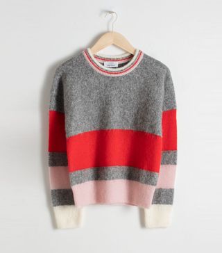 & Other Stories + Wool Blend Striped Sweater