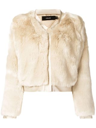 J Brand + Faux Fur Jacket