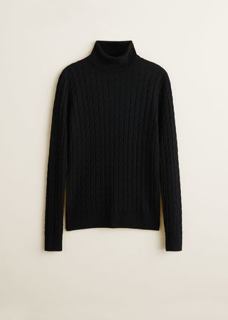 Mango + Cable-Knit Sweater