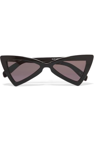 Saint Laurent + Cat-Eye Acetate Sunglasses